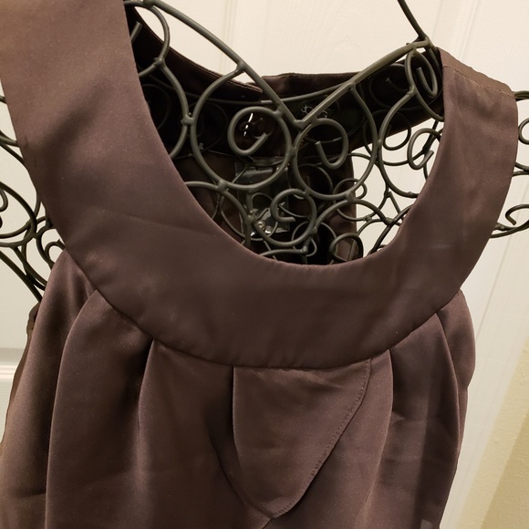 NWOT BCBG PARIS Mocha Layered Dress Sz 4 - Picture 3 of 8